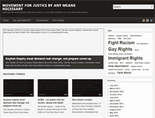 Tablet Screenshot of movementforjustice.org
